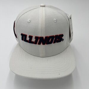 Pro Standard Illinois Fighting Illini Baseball Cap White‎ Snapback OSFA